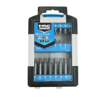 Coffret Embouts De Vissage Securite Mac Allister 48 Pieces Castorama