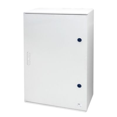 Coffret en polyester à porte pleine avec serrure IP66 Gris 80x106x35 cm GEWISS - GW46007F