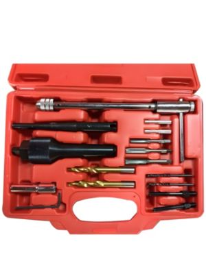 Coffret Extracteur de Bougie Préchauffage Cassée Allumage Outil Réparation Filetage