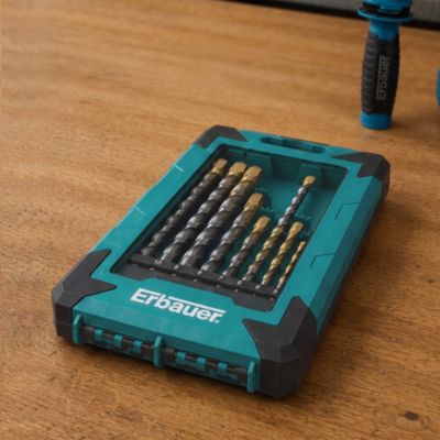 Coffret forets béton Erbauer (10 pcs)