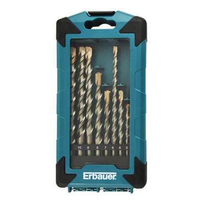 Coffret forets béton Erbauer (10 pcs)