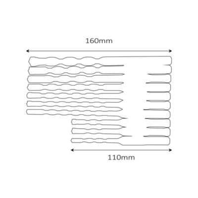 Coffret forets béton SDS+ Erbauer, 10 pièces