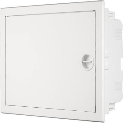 Coffret électrique encastré 12 modules 1 rangée blanc