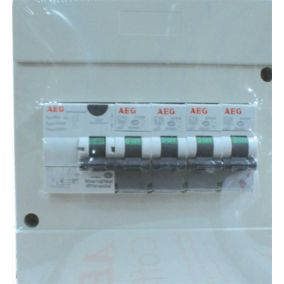 Coffret électrique prééquipé 1 rangée 6 modules AEG