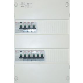 Coffret électrique prééquipé 2 rangées, 26 modules AEG