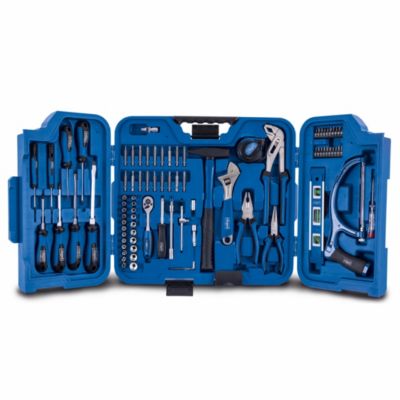 Coffret à outils TB99 Scheppach - Coffret multi outils - 90 pièces - Mallette à outils - Tournevis, douilles, clés Allen