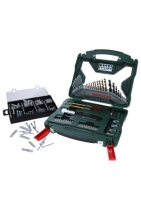 Coffret perçage et vissage Bosch 50 pièces + kit fixation 173 pièces