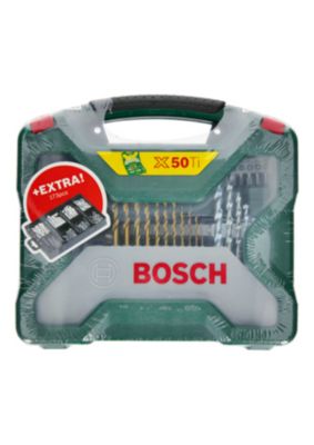 Coffret perçage et vissage Bosch 50 pièces + kit fixation 173 pièces