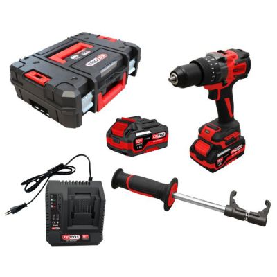 Coffret perceuse-visseuse sans fil 18V 2x4Ah brushless avec coffret et chargeur 515.4730F