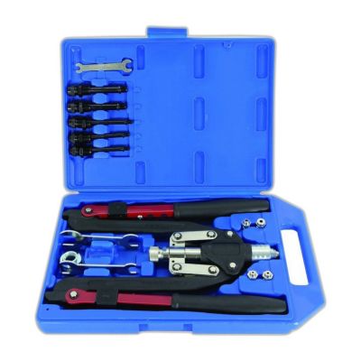 coffret pince à rivets et écrous à sertir pro - om 0480 - clas equipements