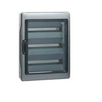 Coffret étanche Plexo3  3x18 modules avec embouts à perforation directe prémontés IP65 IK09 - Gris -