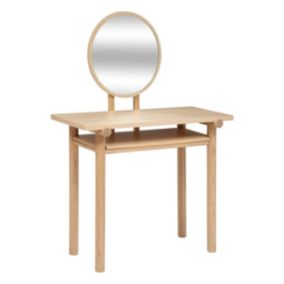 Coiffeuse "Arden" en placage frêne L128,5cm - Atmosphera