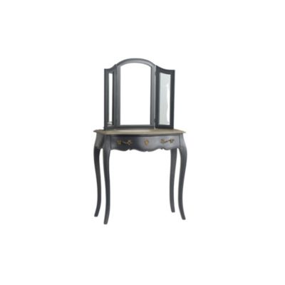 Coiffeuse baroque avec 3 miroirs et un grand tiroir  - CELESTINE