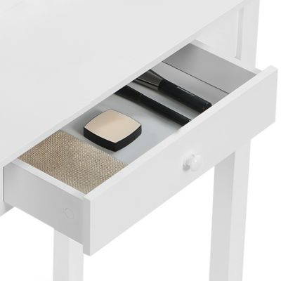Coiffeuse BELLA avec miroir LED et tabouret