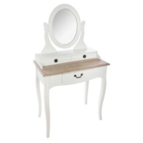 Coiffeuse "Chrysa" blanche - Atmosphera