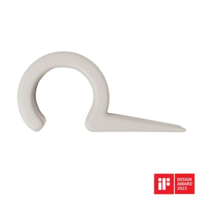 Coin de porte escargot Rei beige ⌀2,4x H.4,3 cm