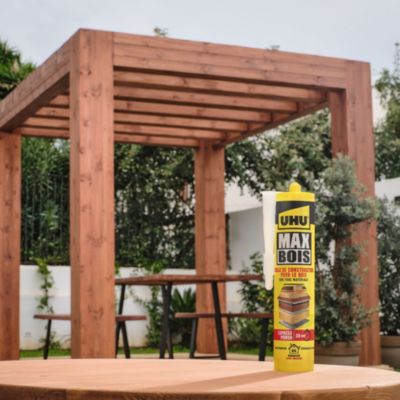 Colle à bois sans PU UHU, cartouche 380g