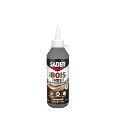 Colle Bois Sader PRO D3 - Bois Humide Translucide 250 g