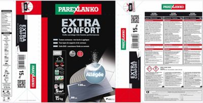 Colle carrelage Extra confort Allégée Parexlanko 15 kg