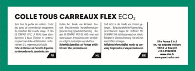 Colle carrelage flex intérieur et extérieur gris idéal grands carreaux 25 kg ParexLanko Flex Eco2