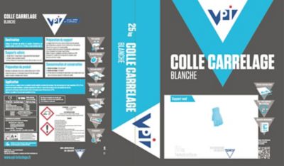 Colle carrelage murs et sols VPI blanche 25 kg