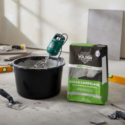 Colle carrelage sol int/ext et mur intérieur gris Volden C2E 25kg