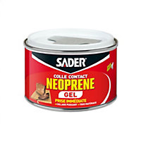 Colle contact néoprène en gel Sader tous matériaux pot de 250 ml