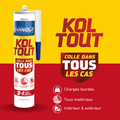 Colle Cyanolit Koltout Transparente cartouche 290 ml