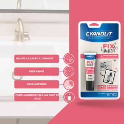 Colle de décoration Cyanolit Fix&Switch 50g