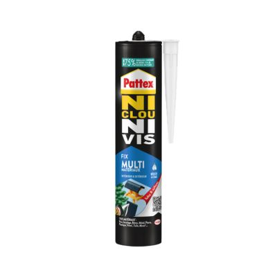 Colle de fixation Pattex Ni clou ni vis tous matériaux 450g
