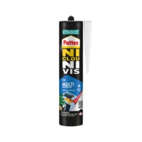 Colle de fixation Pattex Ni clou ni vis tous matériaux 450g