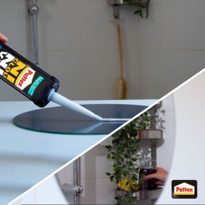 Colle de fixation Pattex Ni clou ni vis tous matériaux 450g