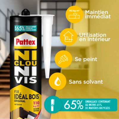 Colle de fixation pour bois Pattex 380g