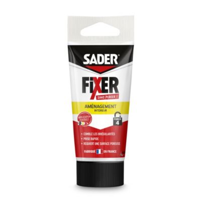 Colle de fixation Sader Fixer Sans Percer Aménagement intérieur 55ml