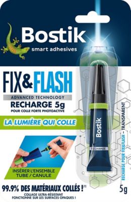 Colle de Réparation Bostik Recharge Fix & Flash - Colle Forte Photoactive 0 5 g