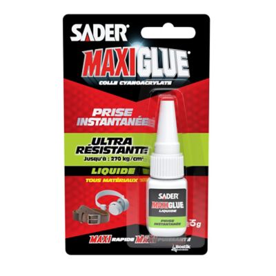Colle de Réparation Sader MaxiGlue Liquide Tube 5 g