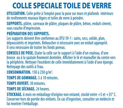 Colle en Pâte pour Toiles de Verre Semin, Prête à l'Emploi, Seau de 10 kg