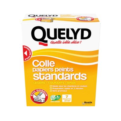 Colle en poudre - adaptée pour tout papiers peints standards - surface de couverture 37 m² - Quelyd 30611785