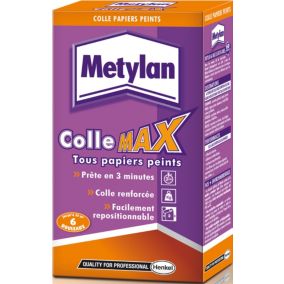 Colle en poudre - adaptée pour tout papiers peints - surface de couverture 35 m² - Metylan 1692620