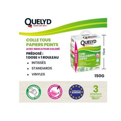 Colle en poudre pour tous papiers peints Quelyd 150g