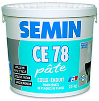 Colle-enduit pour joint CE 78 en pâte Semin 25kg