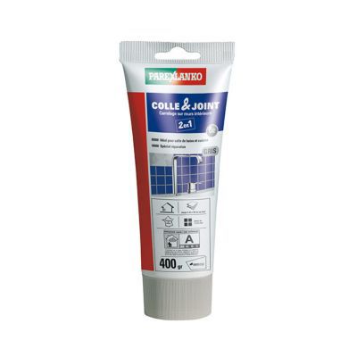 Colle et joint carrelage mur intérieur Parexlanko gris 400 g
