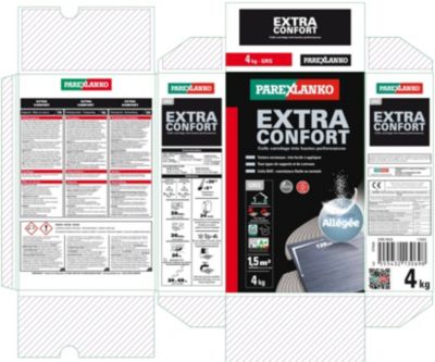 Colle extra confort 4 kg Parexlanko mur et sol