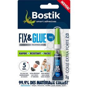 Colle gel Bostik Fix&glue 3g