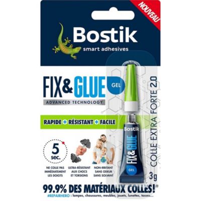 Colle gel Bostik Fix&glue Advanced technology 3g