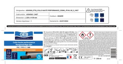 Colle haute performance en pot Geb 250 ml