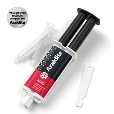 Colle haute performance epoxy à prise rapide Araldite matériaux 24 ml