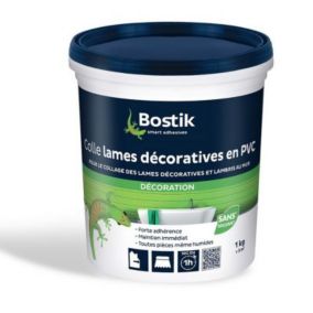 Colle lame décorative et lambris en PVC murale Bostik 1kg