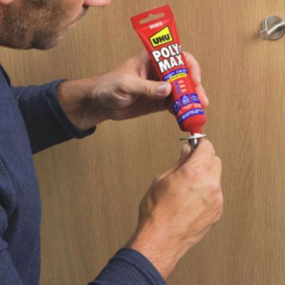 Colle mastic prise immédiate express UHU blanc tube 165g