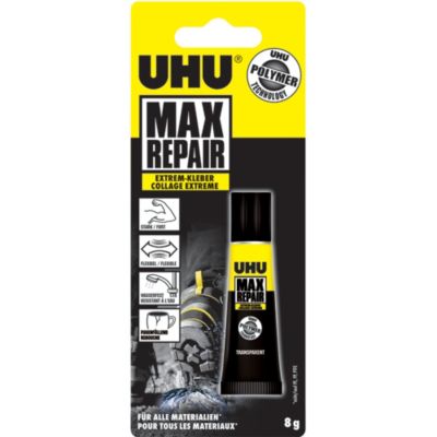 Colle Max Repair 8 grammes UHU Transparent